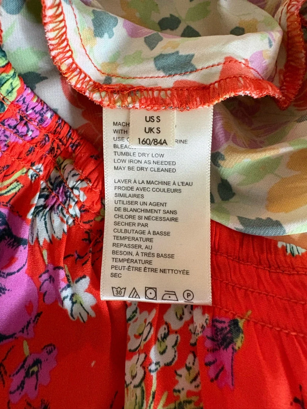 NWT Free People Tied to You Tie Shoulder Blouson Floral Tank Fiesta Combo Small